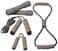 Max Strength 5 Pcs Fitness Exercises Training Set, Hand Grip Jump Rope Resistance Toning Tube Soft Dumbbell Combination Set