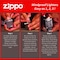 Zippo AE179265 200 Flame Brushed Chrome Windproof Lighter