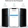 Pack of 2 5D Glass Screen Protector For Apple Iphone 13 Pro