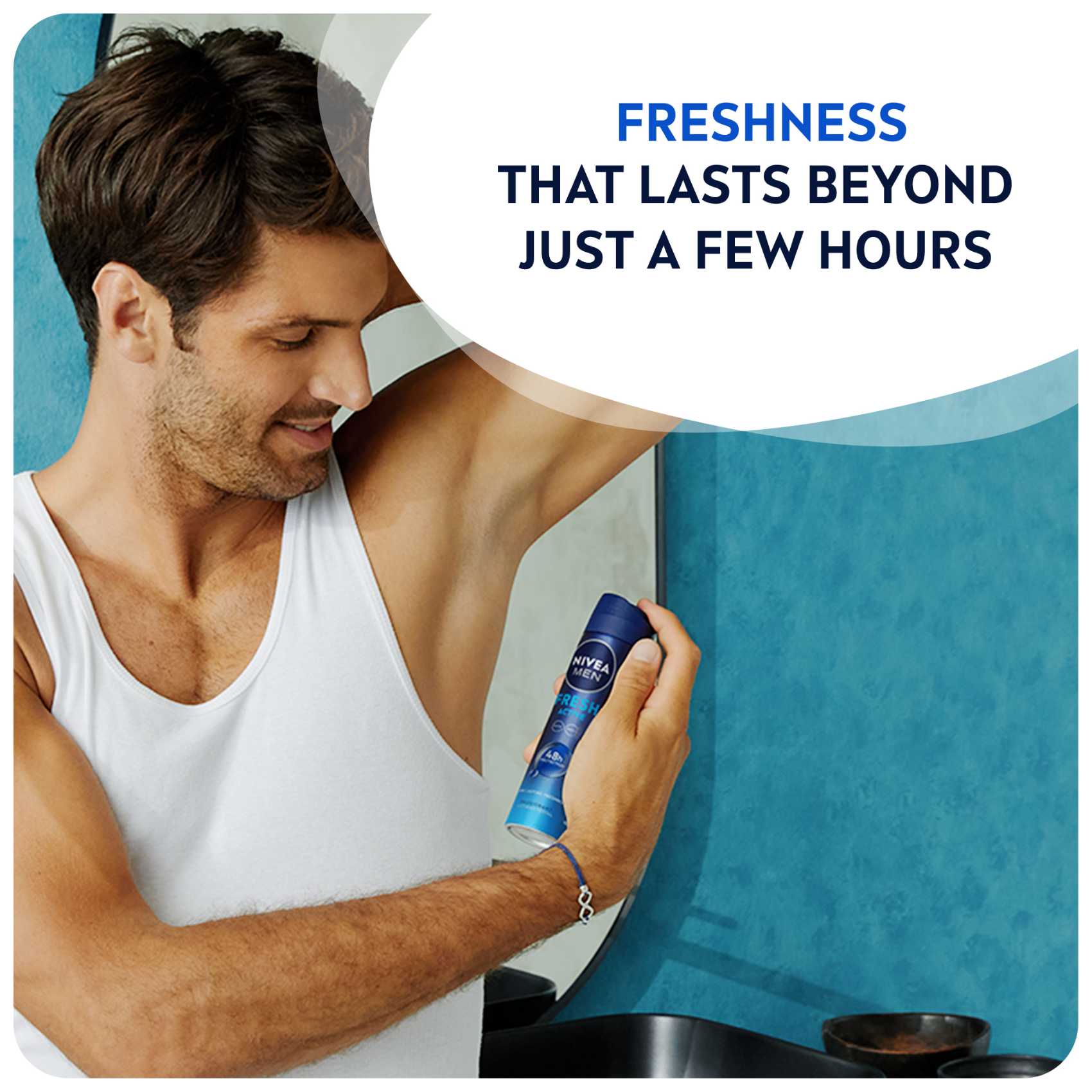 NIVEA MEN Antiperspirant Spray for Men Fresh Active Fresh Scent 150ml