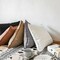 Luna Home 1 Piece 50*50cm Size, 100% Linen Cushion Cover, Solid Light Gray