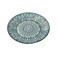 Che Brucia Round Plate Green Arabisc 6.5inches