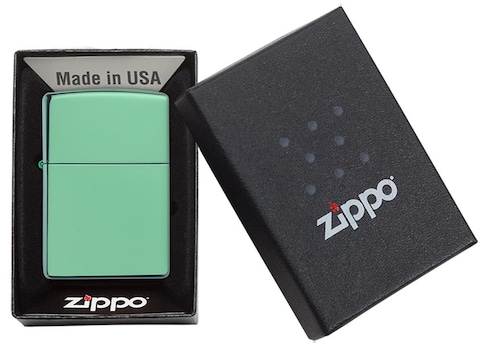 Zippo 28129 Classic High Polish Green Windproof Lighter
