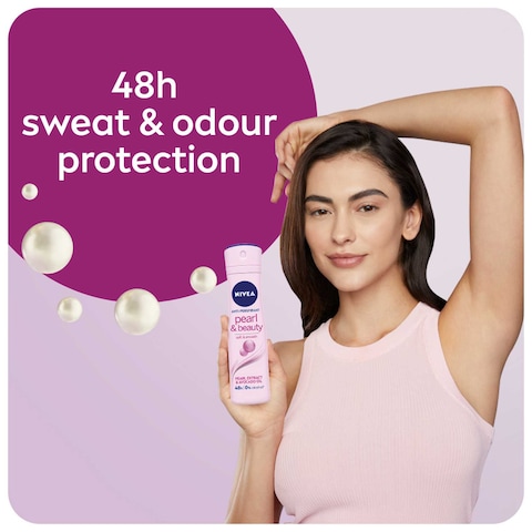 NIVEA Antiperspirant Spray for WoMen Pearl &amp; Beauty Pearl Extracts 150ml