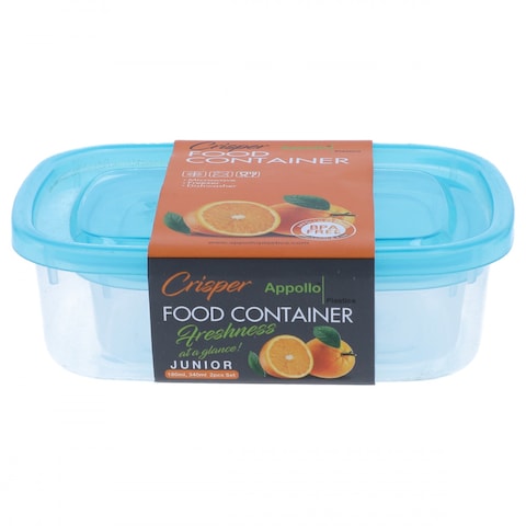 Crisper Food Container Junior 2 pcs Set 180ml,340ml