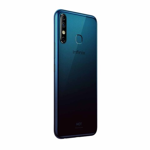 Infinix Hot 8 X650C Dual SIM, 64GB, 4GB RAM, 4G LTE - Cyan