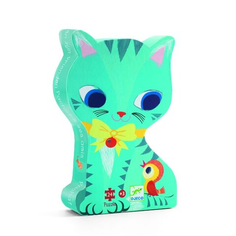 Djeco Pachat And His Friends Silhouette Puzzle - 24Pcs