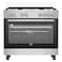 Beko Fan Assisted Oven GGR15125FXNS Silver/Black 111L 90X60Cm