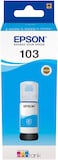 Epson 103 Ecotank Ink Bottle, Cyan Ink For Printer Refill, 65ml