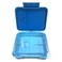 HYDROBREW 6 &amp; 4 Convertible Bento Lunch Box - Glitter Blue