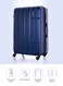 Para John PJTR4024 4 Pcs Alle Trolley Luggage Set, Blue