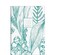 Collins Debden Tara A5 Ruled Notebook - White with Green Floral Design, Wear Resistant Covers and 192 Pages Premium Cream Paper