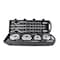 YALLA HomeGym 55KG Adjustable Chrome Dumbbell Barbell Set with Carry Case