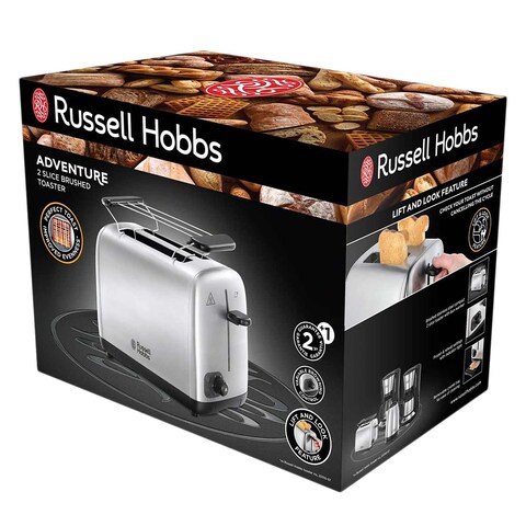 Russell Hobbs 24080-56 Stainless Steel Adventure Toaster 1550W