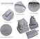 7 Set Packing Cubes Clothes Storage Bag Luggage Packing Organizers for Travel Accessories(Grey)