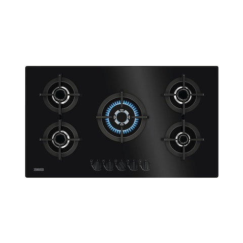 Zanussi ZGO98520BA Built-In Gas Cooker - 5 Burners - 90cm