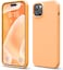 elago Liquid Silicone for iPhone 15 Plus case cover Full Body Protection, Shockproof, Slim, Anti-Scratch Soft Microfiber Lining - Orange