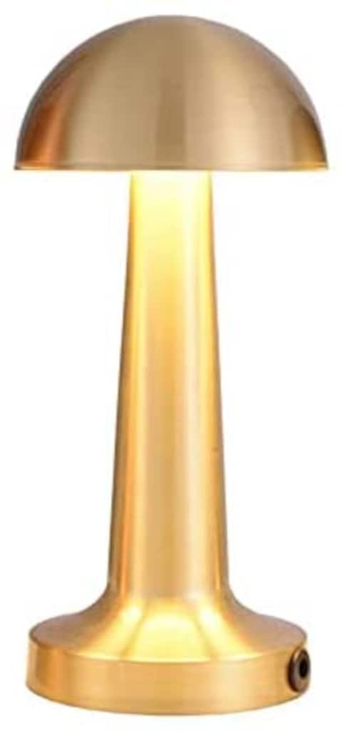 Sensor Touch USB Rechargebale Portable LED Table Lamp 3 Light Bringtness For Home Office Bar Club D&eacute;cor Gold Color