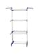 Generic Metal Clothes Dryer Rack Silver/Blue