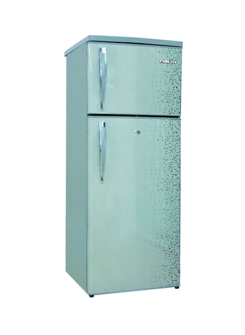 NIKAI Double Door Refrigerator 170L NRF170DN3M Silver (Installation not Included)