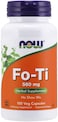 Now Foods, Fo-Ti Herbal Supplement Ho Shou Wu 560 Mg. 100 Capsules 48290