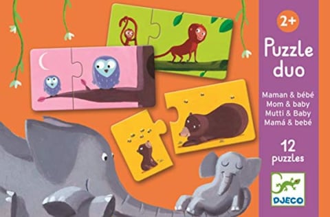 Djeco Mom And Baby Puzzle Duo