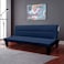 In House Asil 2 In 1 Sofabed Velvet Upholstered - Dark Blue