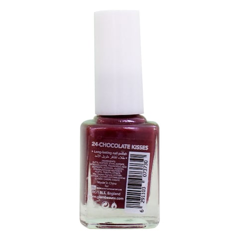 Glam Beaute Glossy Nail Enamel 24 Chocolate Kisses 13ml