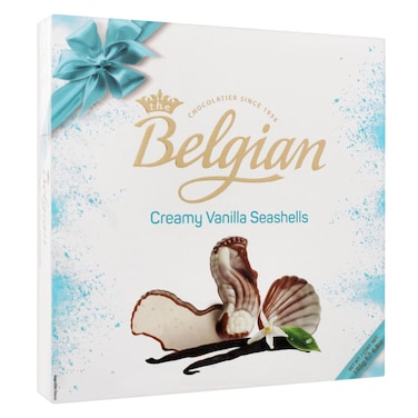 The Belgian Creamy Vanilla Seashells Chocolates 195G