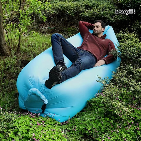 Lazy Sofa Fast Inflatable Air Sleeping Bag Online Carrefour UAE