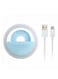 Dubyway - Selfie LED Ring Flash Light For Smartphone Blue