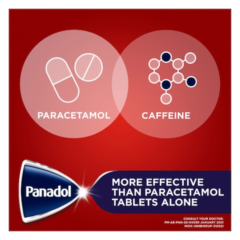 Panadol Extra With Optizorb Pain Relief Tablets 72 count