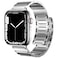 Replacement Stainless Steel Magnetic Metal Strap For Apple Watch Series 8/7/6/5/4/SE 45mm 44mm 42mm I Ultra Watch 49mm Silver