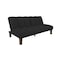 In House Sana 2 In 1 Sofabed Velvet Upholstered - Black