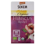 Buy Sekem Organic Hibiscus Tea 25 Envelopes in UAE