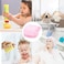 Marrkhor Silicone Body Brush Shower Scrubber With Shower Gel Dispenser Function,Soft Silicone Bath Massage Body Brush,Shower Loofah Brush