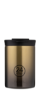 24Bottles Travel Tumbler (350ml) Double Walled Insulated Stainless Steel, Eco-Friendly Reusable BPA-Free Hot Cold Modern, Portable, Leak Proof for Travel, Office, Home, Gym - Skyglow