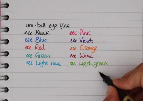 Generic Uni-Ball Ub-157 Eye Fine Rollerball Pens, Blue Uni Super Ink.7mm Nib, Box Of 12