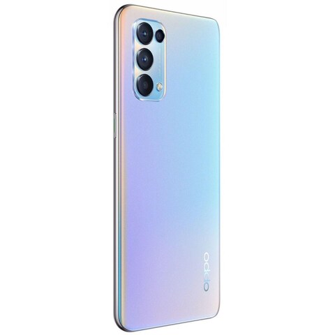 Oppo Reno 5 Dual Sim - 6.4-inch, 128GB, 8GB RAM, 4G LTE - Fantasy Silver