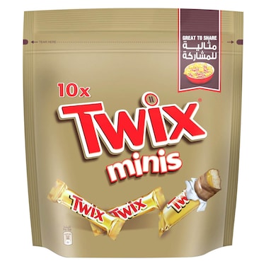 Twix Minis Chocolate Bar, 200g