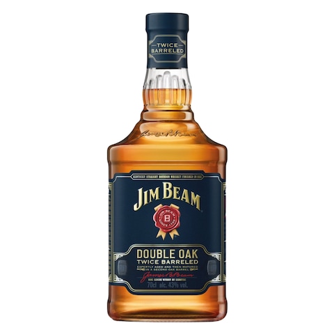 Jim Beam Double Oak Twice Barreled 43% Alcohol Whisky 750ML