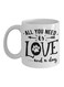 muGGyz Hello Summer Printed Ceramic Coffee Mug Yellow/White