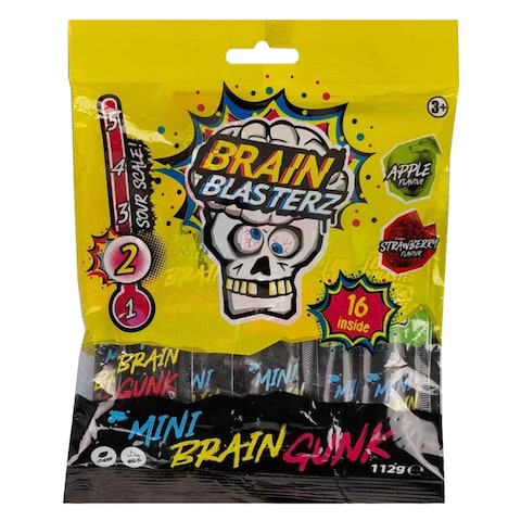 Brain Blasterz Mini Brain Gunk Sour Candy 112g