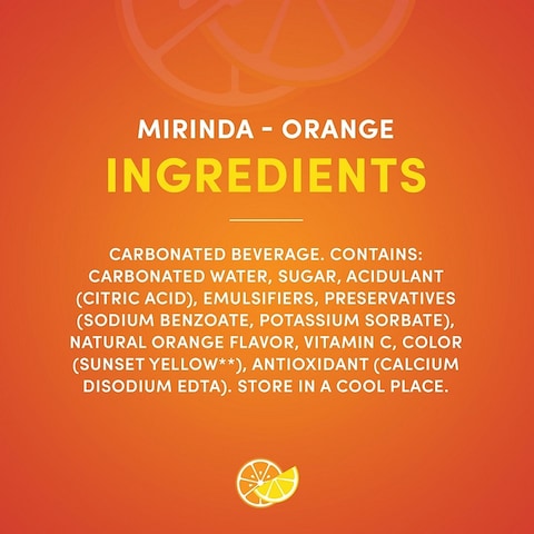 Mirinda Orange Plastic Bottle - 390 ml