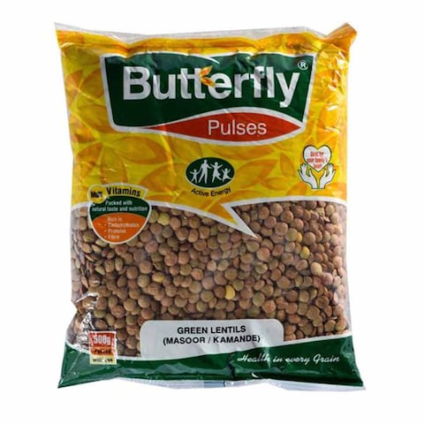 Butterfly Pulses Green Lentils 500g