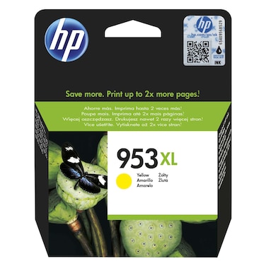 HP 953xl High Yield Yellow Original Ink Cartridge  F6U18AE