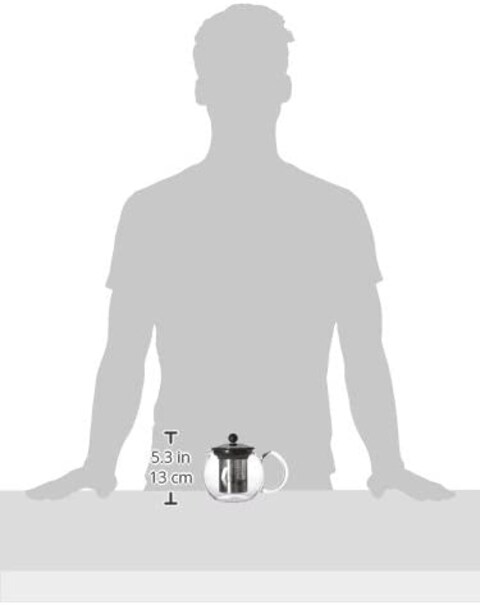 Bodum Assam Tea Press, Clear, 0.5 Litre, 1807-16