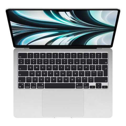 Apple Macbook Air 13.6 Inch, 8GB RAM, 512GB SSD, Silver (M2 Chip, 10-Core GPU, English/Arabic Keyboard, MLY03AB/A)