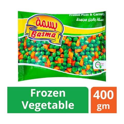 Basma Frozen Peas and Carrots - 400 gram