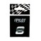 Lampa Stickers Letter 8 3D Chrome 18MM